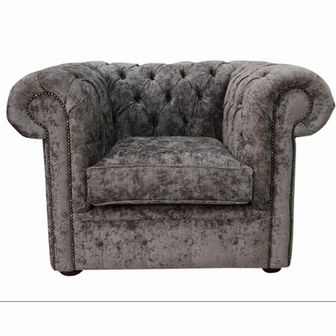 chesterfield velvet chair